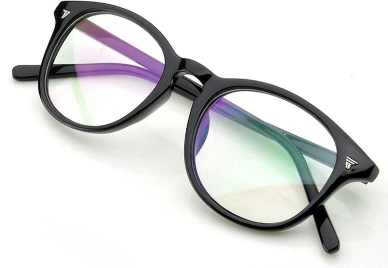 Full Rim Oval Anti Glare Computer Glass For Men & Women  (49 mm)
