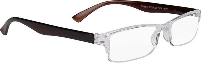 Full Rim (+2.00) Square Reading Glass For Men & Women  (40 mm)
