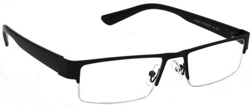 Half Rim (+3.00) Square Reading Glass For Men & Women  (40 mm)