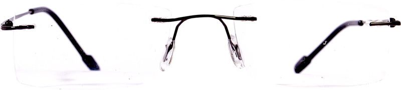 Rimless Square, Rectangle Frame For Men & Women  (40 mm)