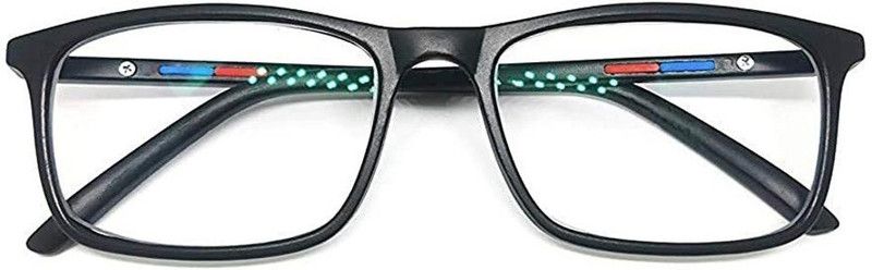 Full Rim (+3.00) Rectangle Blue Cut Reading Glass For Men & Women  (50 mm)