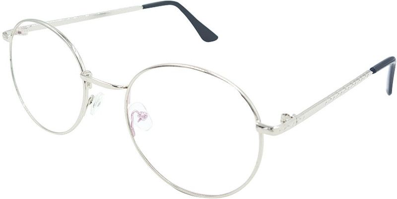 Full Rim Round Computer Glass For Men & Women  (51 mm)