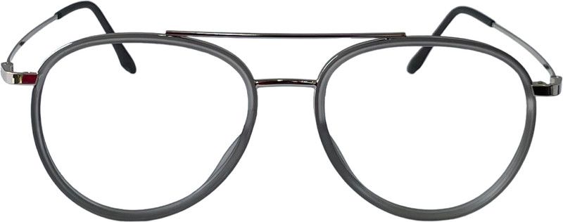 Half Rim Aviator Blue Cut Computer Glass For Men & Women  (30 mm)