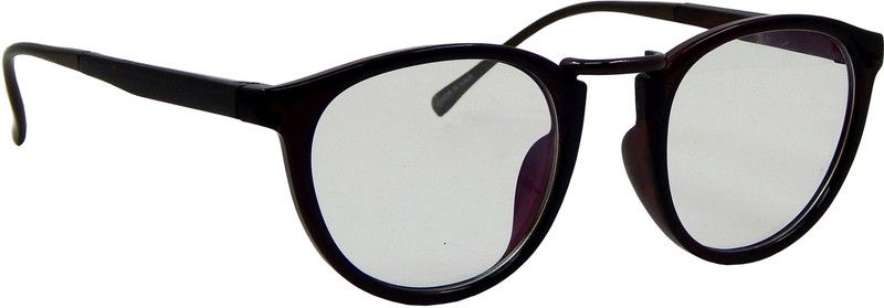 Full Rim Oval Anti Glare Frame For Men & Women  (45 mm)