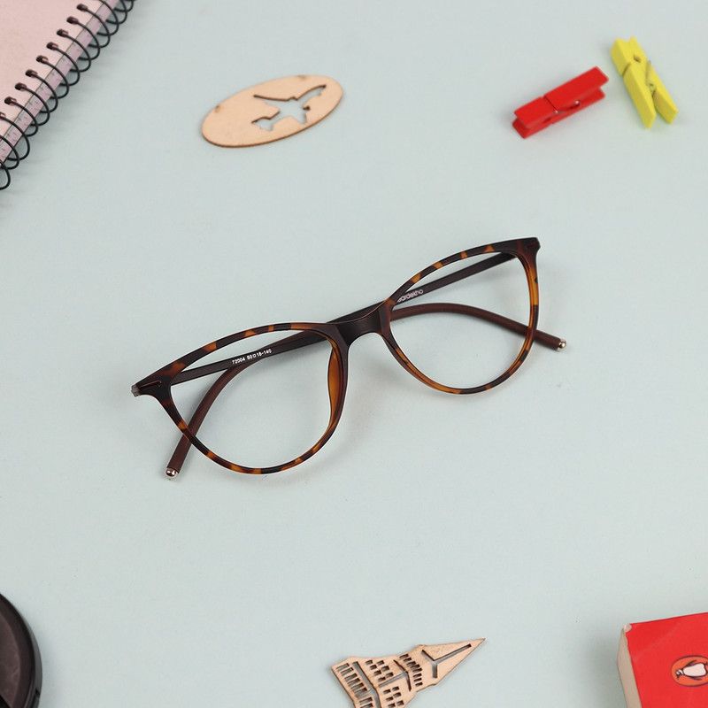 Full Rim Cat-eyed Anti Glare & Blue Cut Computer Glass For Women  (140 mm)