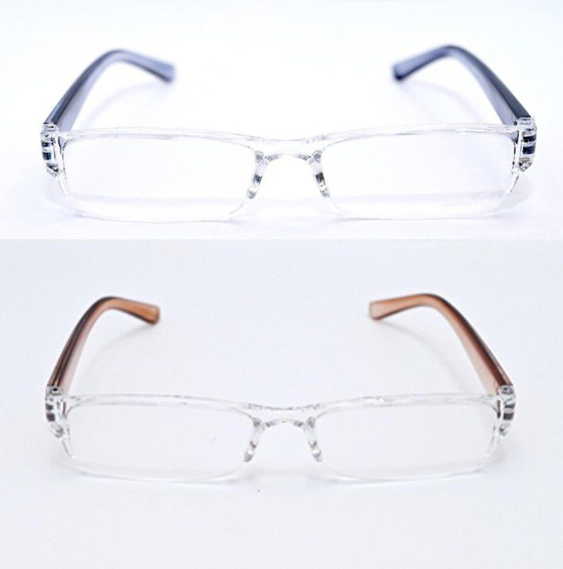 Half Rim (+2.50) Rectangle Reading Glasses  (48 mm)