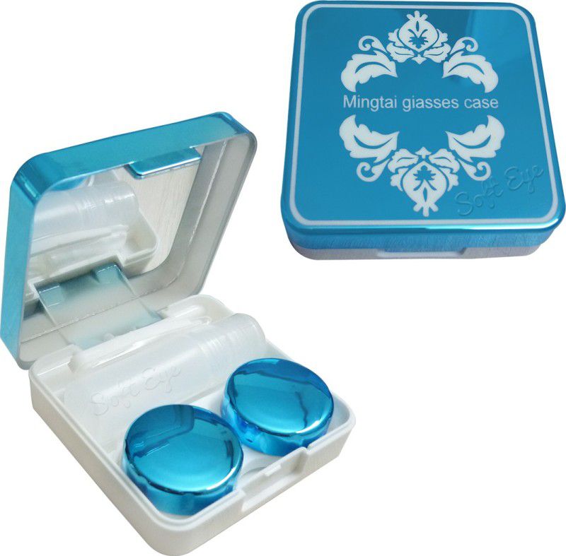 soft eye Contact Lens 30ML Cleaning Solution With Beautiful & Elegant Design case Pack Solution With Portable Case  (30 ml)