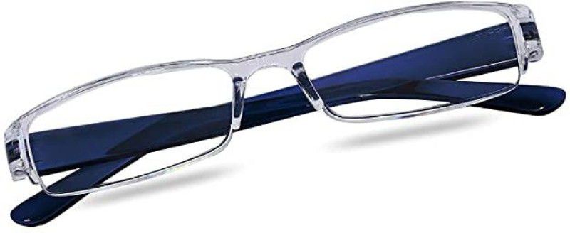 Half Rim (+2.00) Rectangle Reading Glasses  (130 mm)
