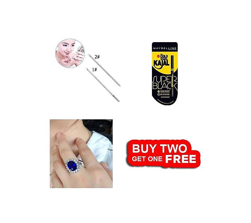 Buy One Blackhead Remover and Finger Ring and Get