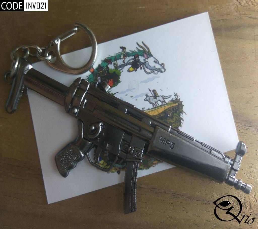 Gamers MP5 Submachine Gun Keychain