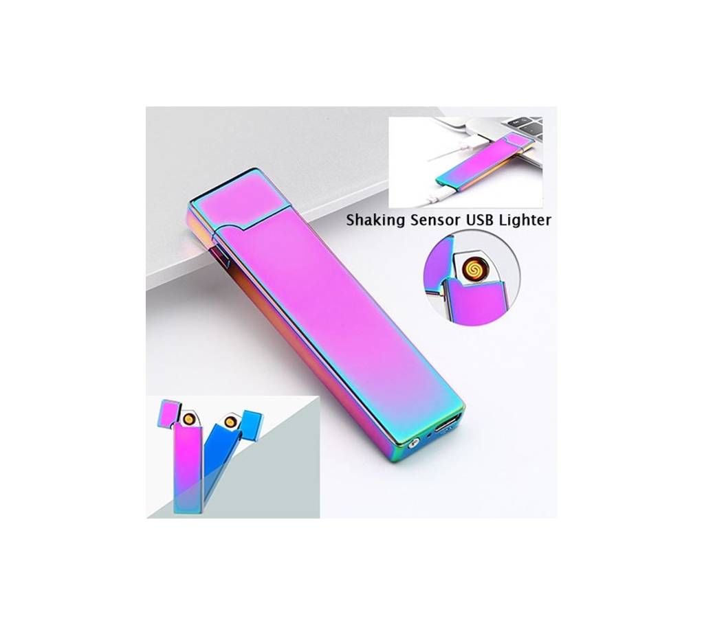 Shaking Sensor Electric Wire Rechargeable Lighter