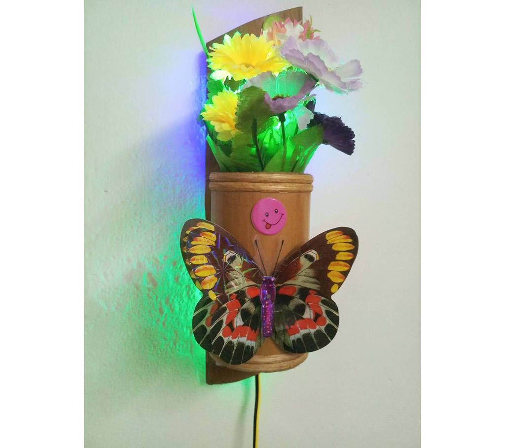 Wall Mount Lamp Shade Tub Plant Showpiece