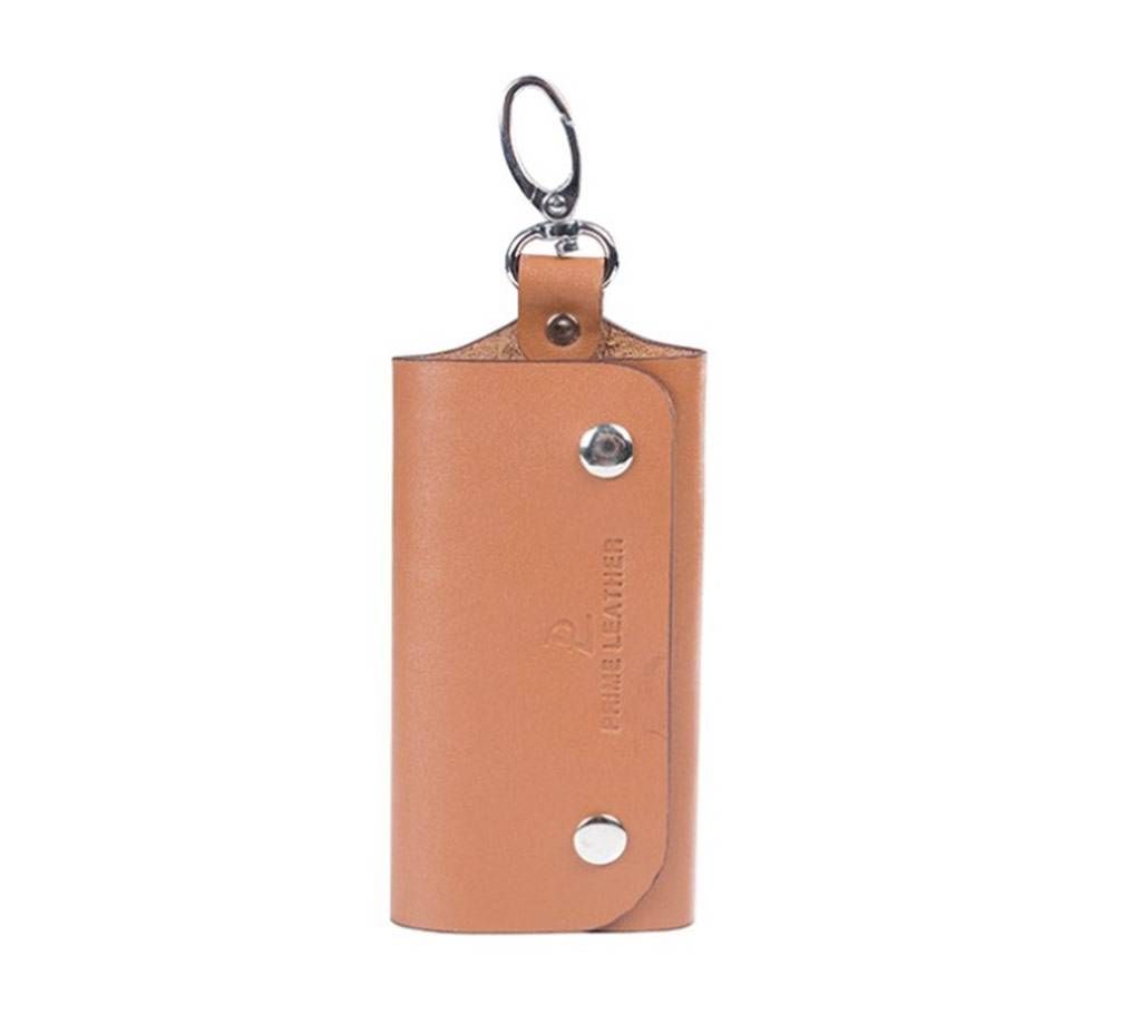 Genuine Leather Brown Key Holder
