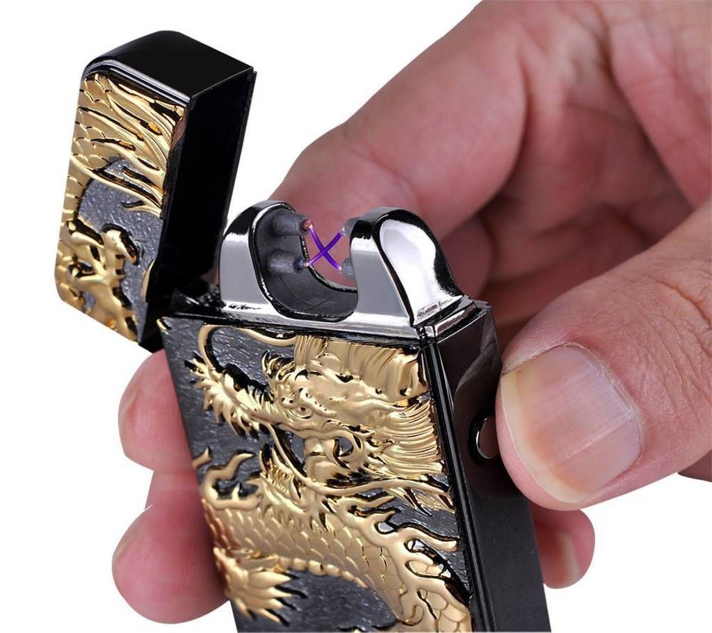 Chinese dragon design electronic lighter