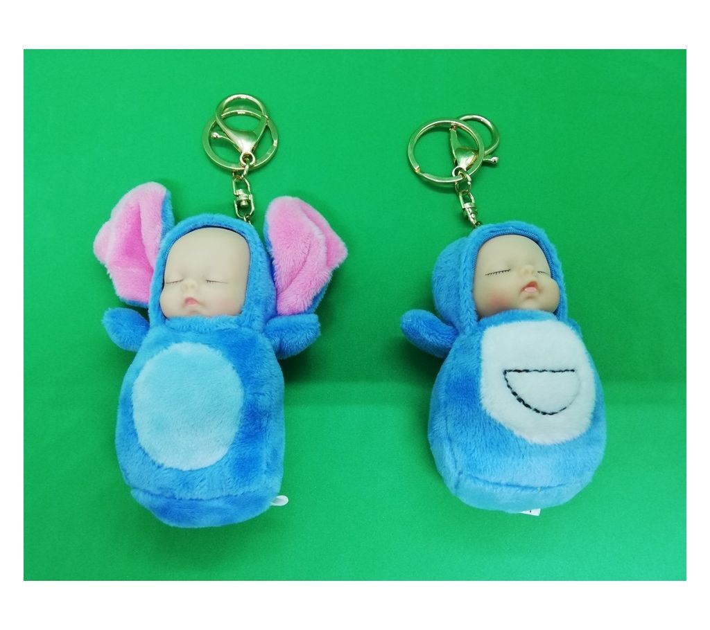 Sleeping Doll with Key Ring