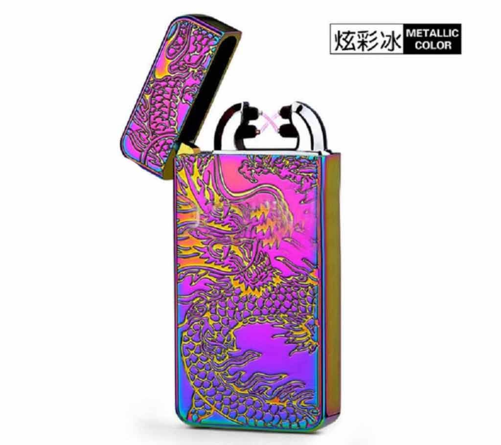 Dragon Pattern Rechargeable Electronic Lighter