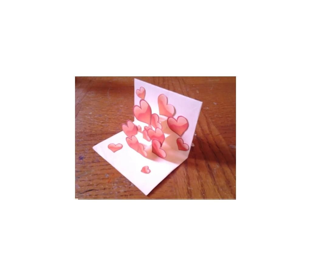 Love shape gretting card-3