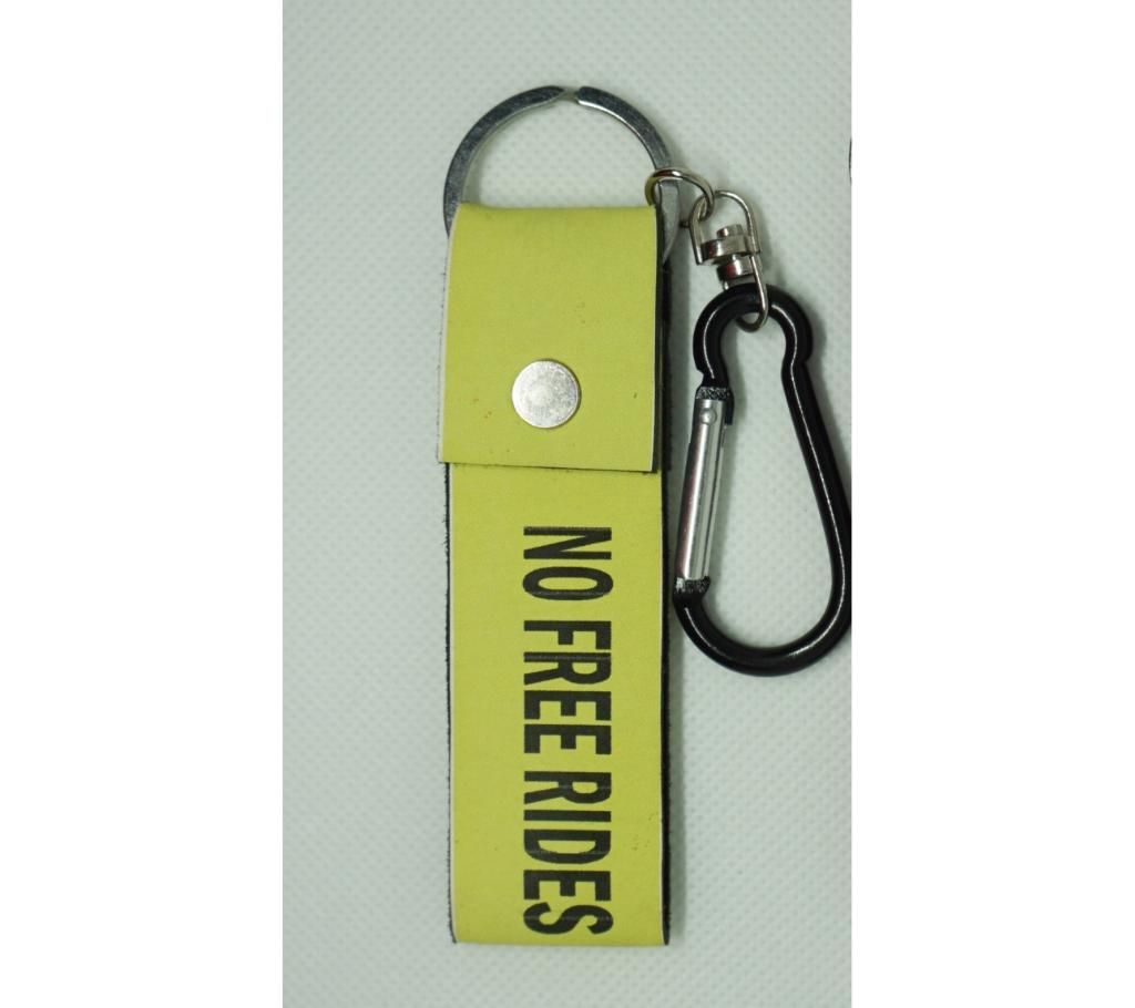 No free ride Biker Key Ring