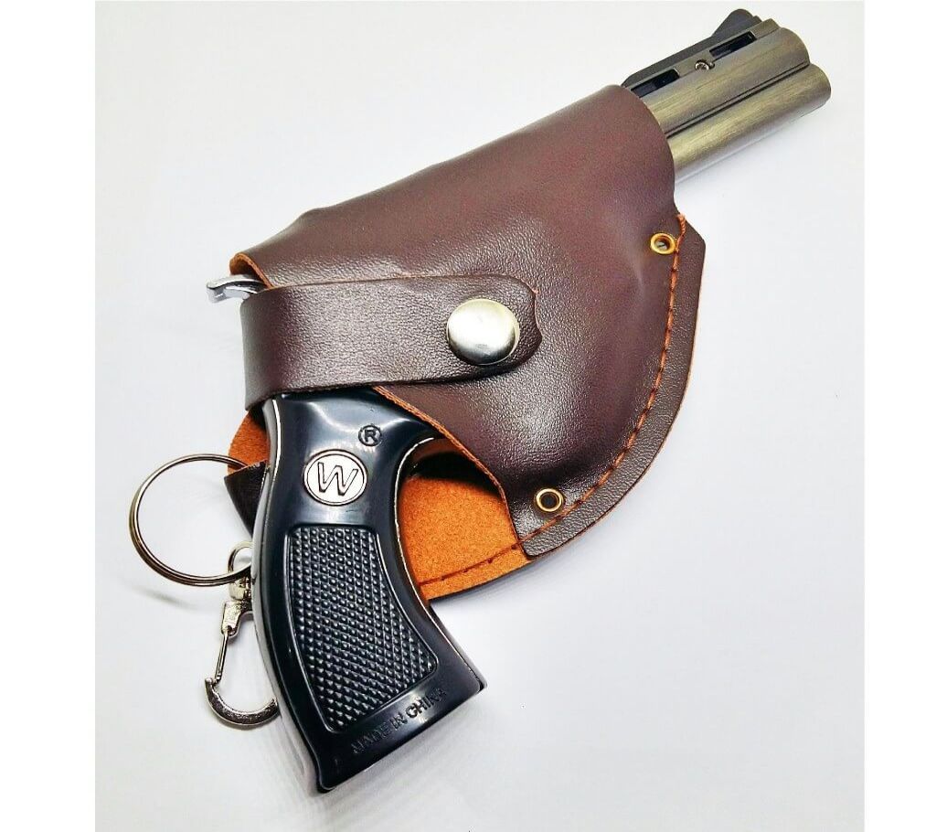 Cover Pistol Style Gas Lighter