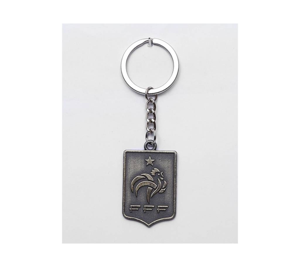 France Football Logo Metal Key Ring
