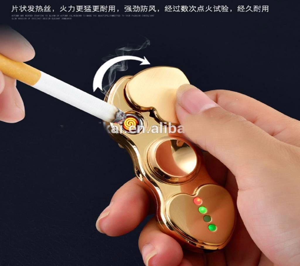 Flashing fingers gyroscopes USB lighters