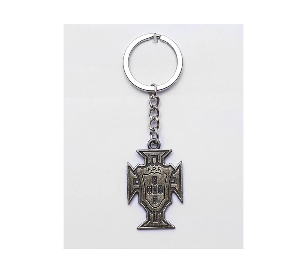 Portugal Football Logo Metal Key Ring