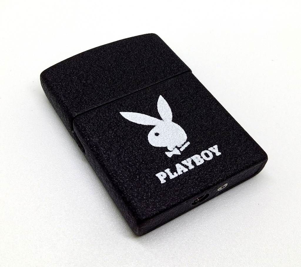 PlayBoy Rough Black Gas Lighter