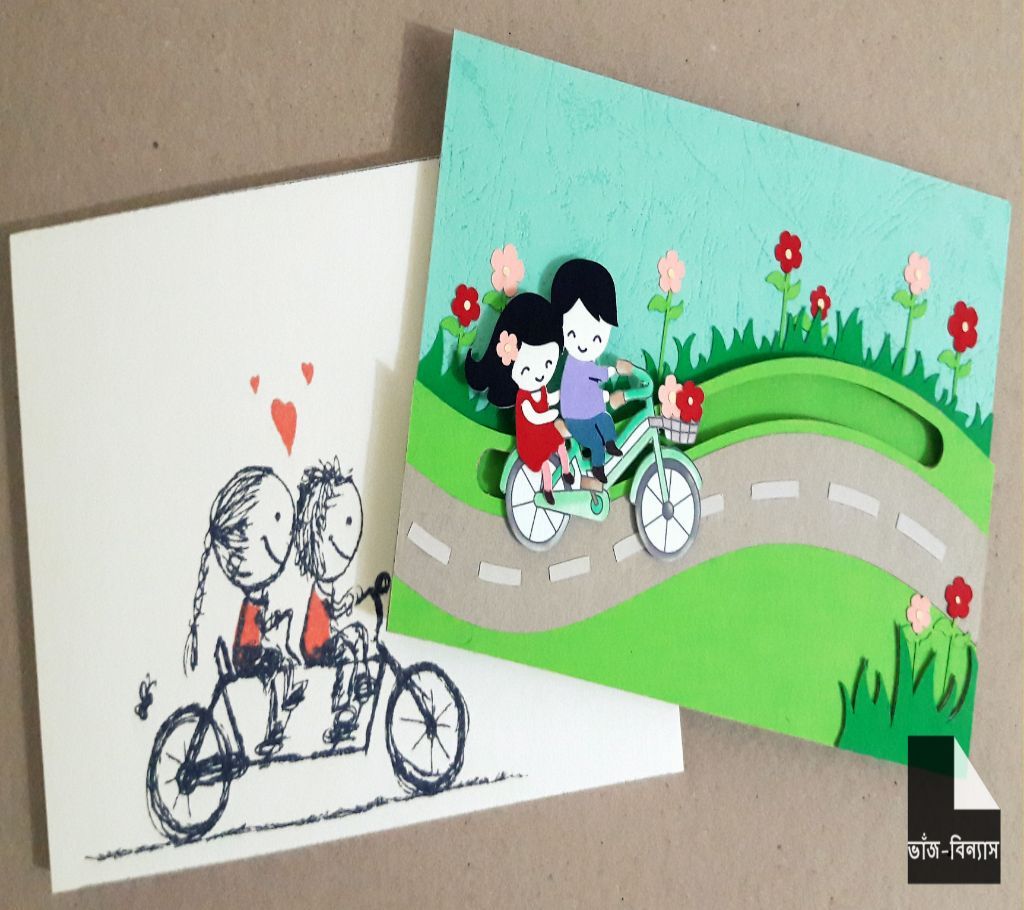 Lets follow together Slide Card