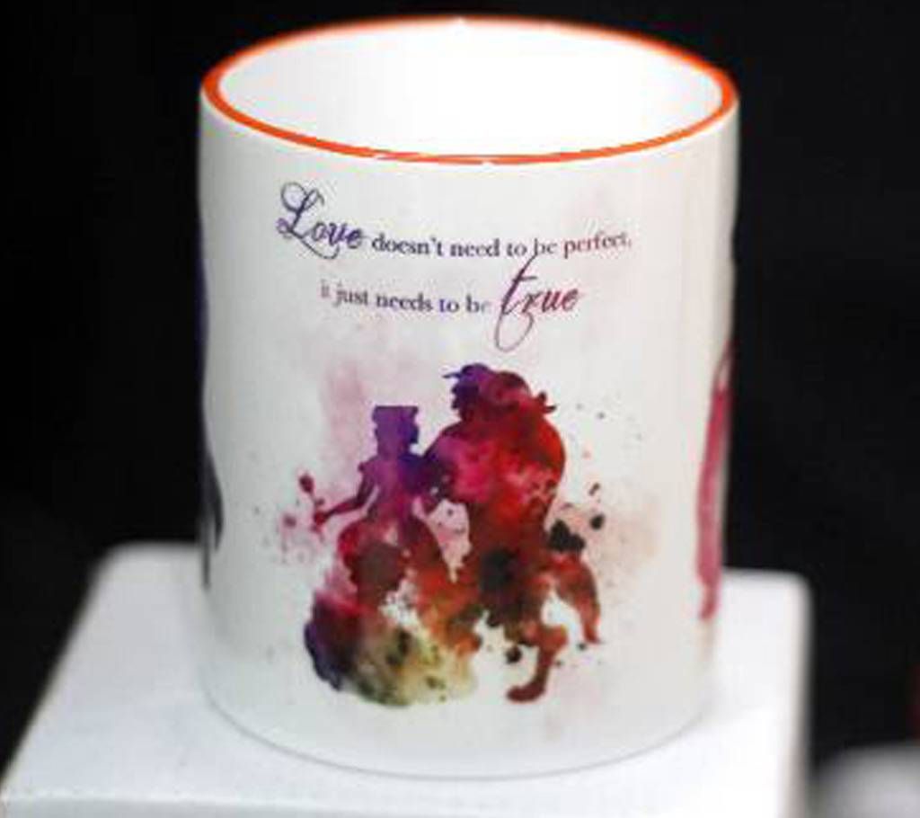 Beauty & The Beast printed mug