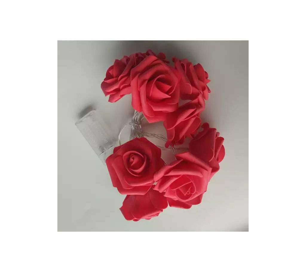YIYANG 2019 Valentine's Day New Styles 1.5M LED Rose String Lights Parties Holiday Wedding Decoration Lamp 10 Roses for Home KTV