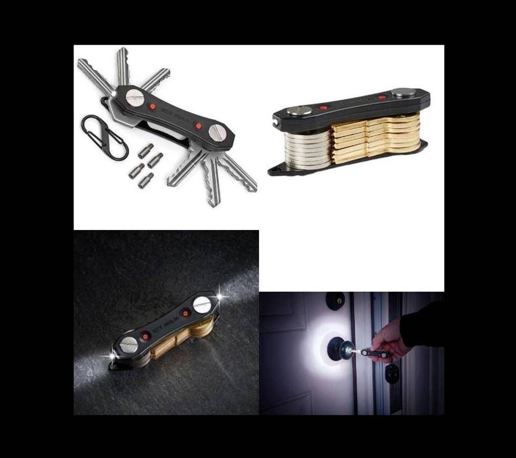 Ninja Key Ring Holder With Torch Lights
