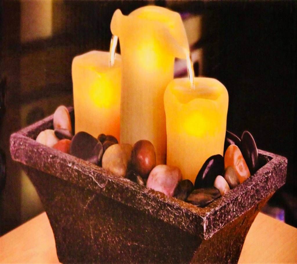  candle water fountain
