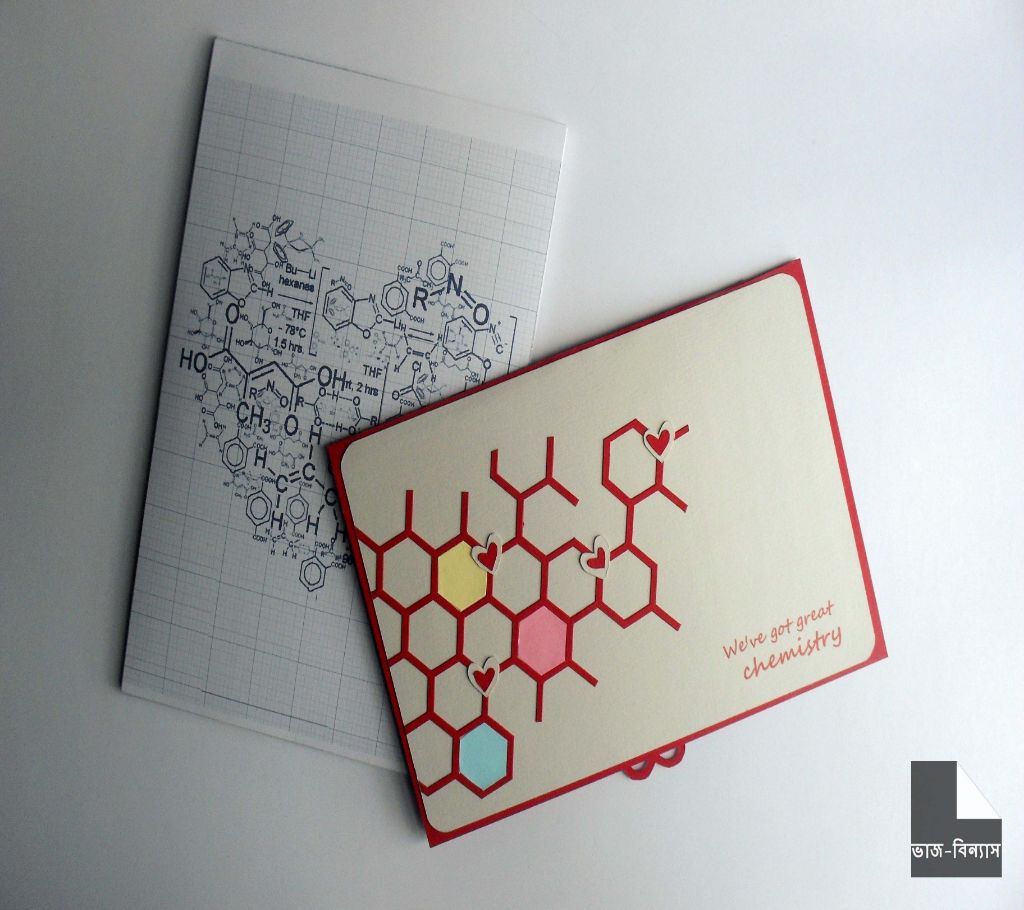 Love Chemistry 3D Pop-Up Card