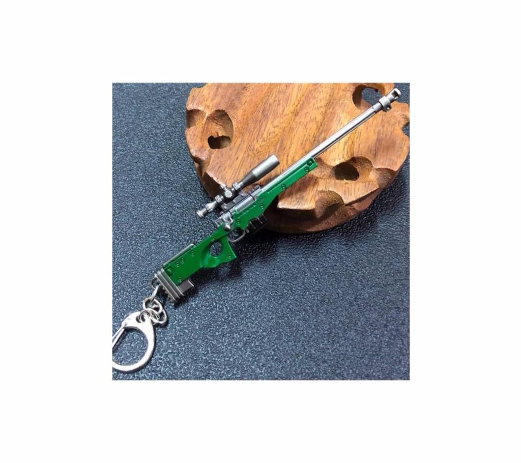 PUBG 12cm Weapon Rifle AWM Model Key Chain