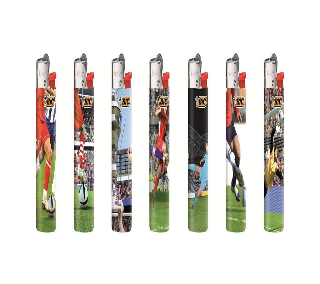 BIC Lighter (J5) Decor football 4 pcs