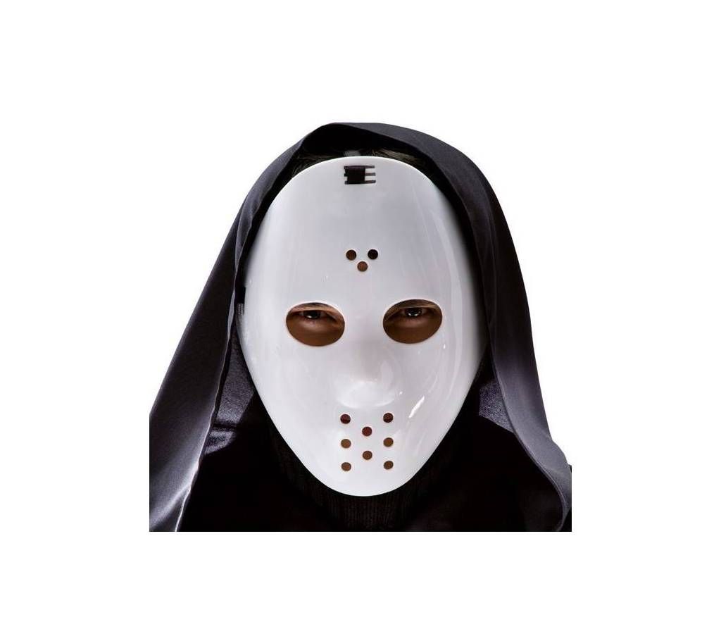 Hockey White Jason Killer Halloween Mask