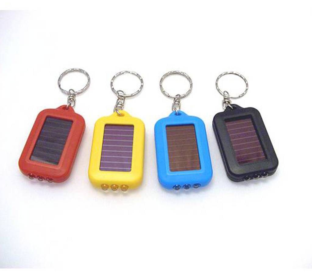 Solar Key ring with flash light 