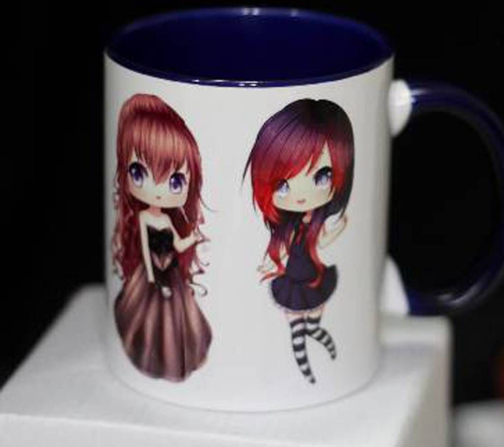 Cute Girls  printed mug