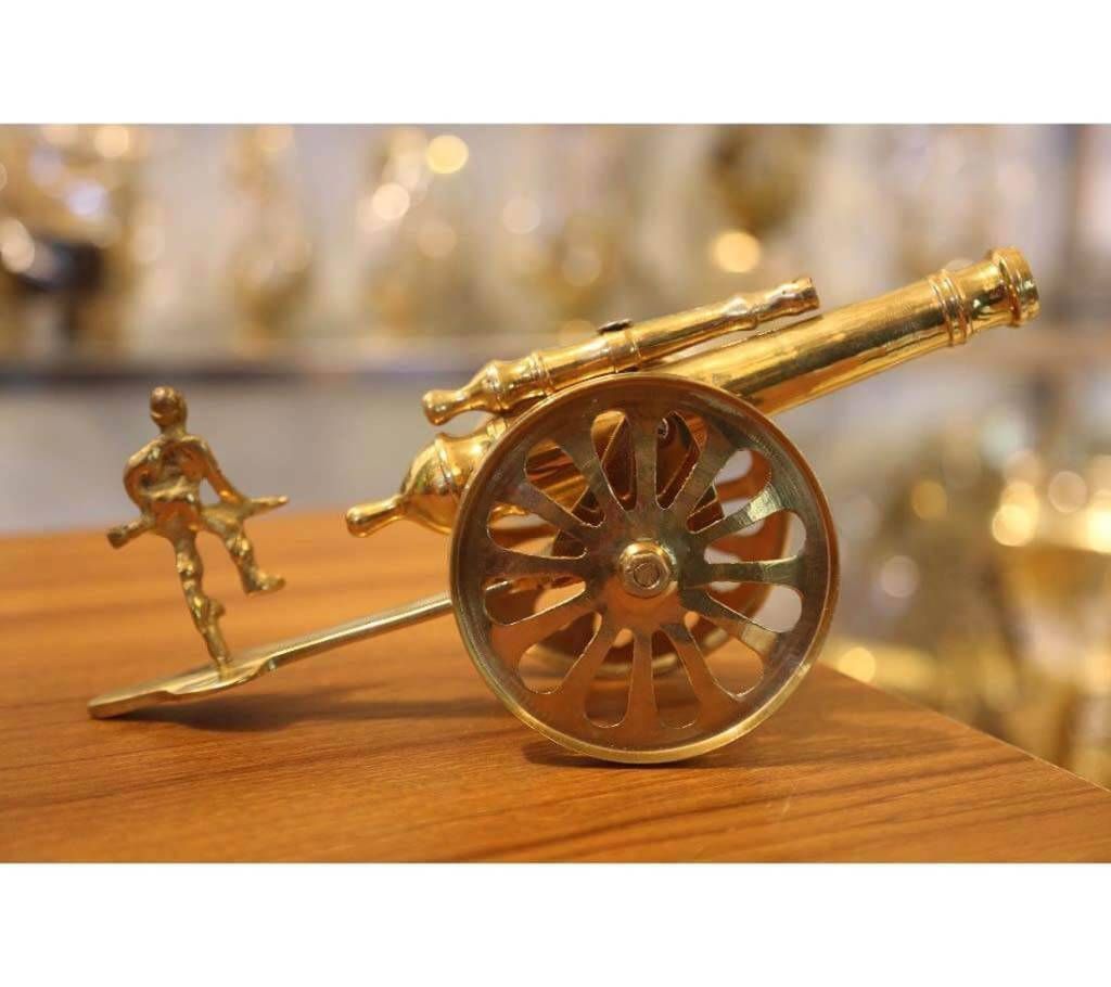 brass made cannon show piece 