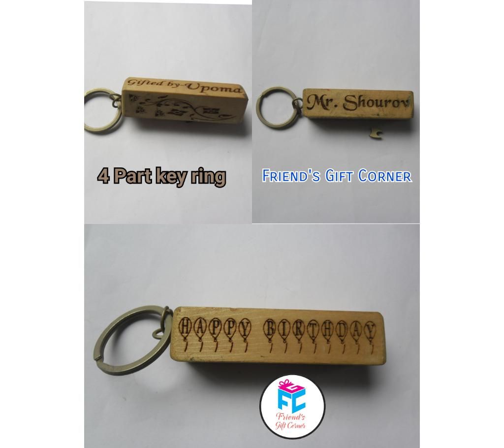 4 part key ring
