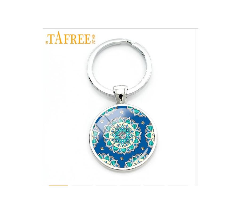 Mandala Flower key chain