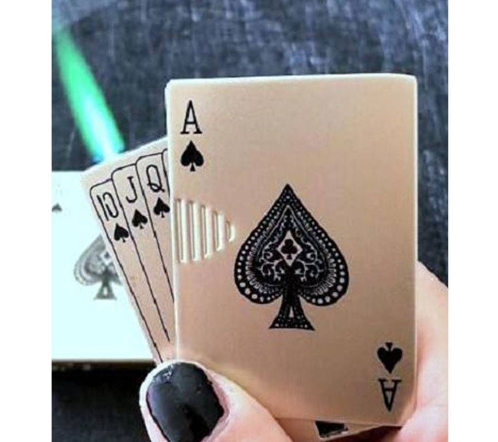 Card style Lighter with money checker