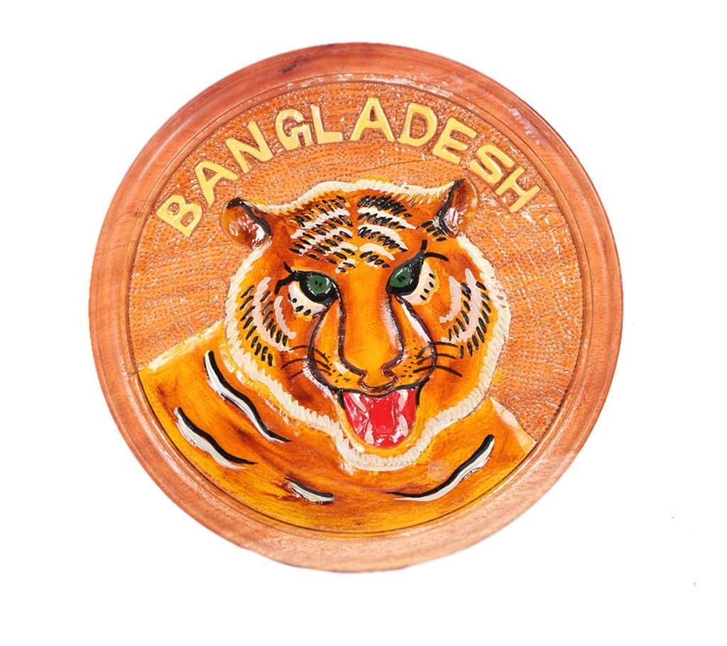 Hand Crafted Wooden Tiger Show-Peace
