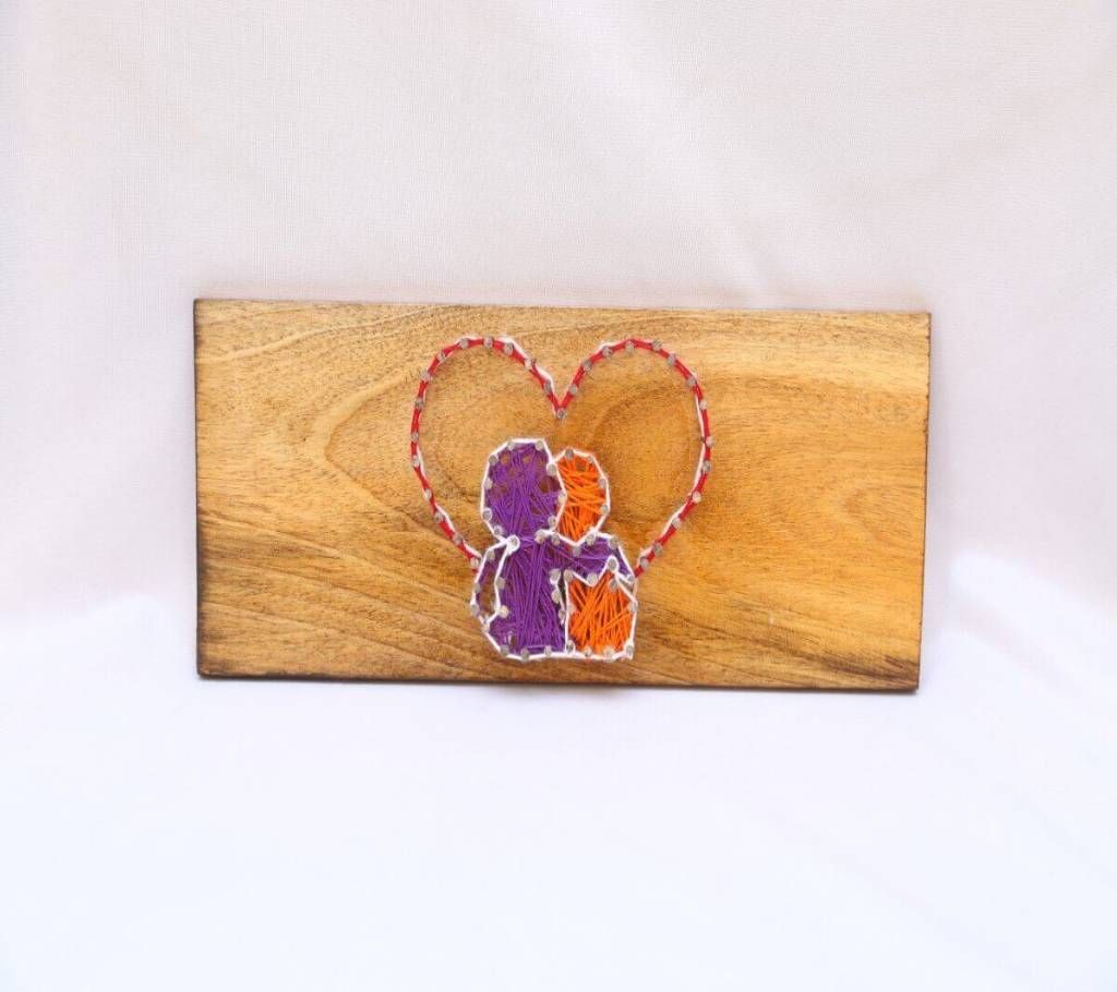 Couple Rommance on wood