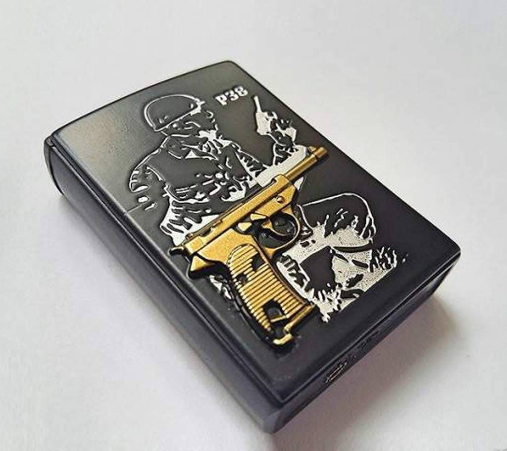 P38 Zippo Style Gas Lighter