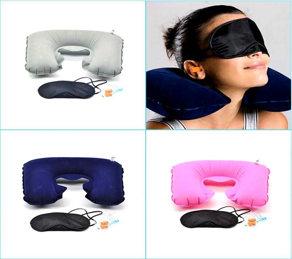 Travel selection, Comfort Neck pillow, eye shade,ear plugs