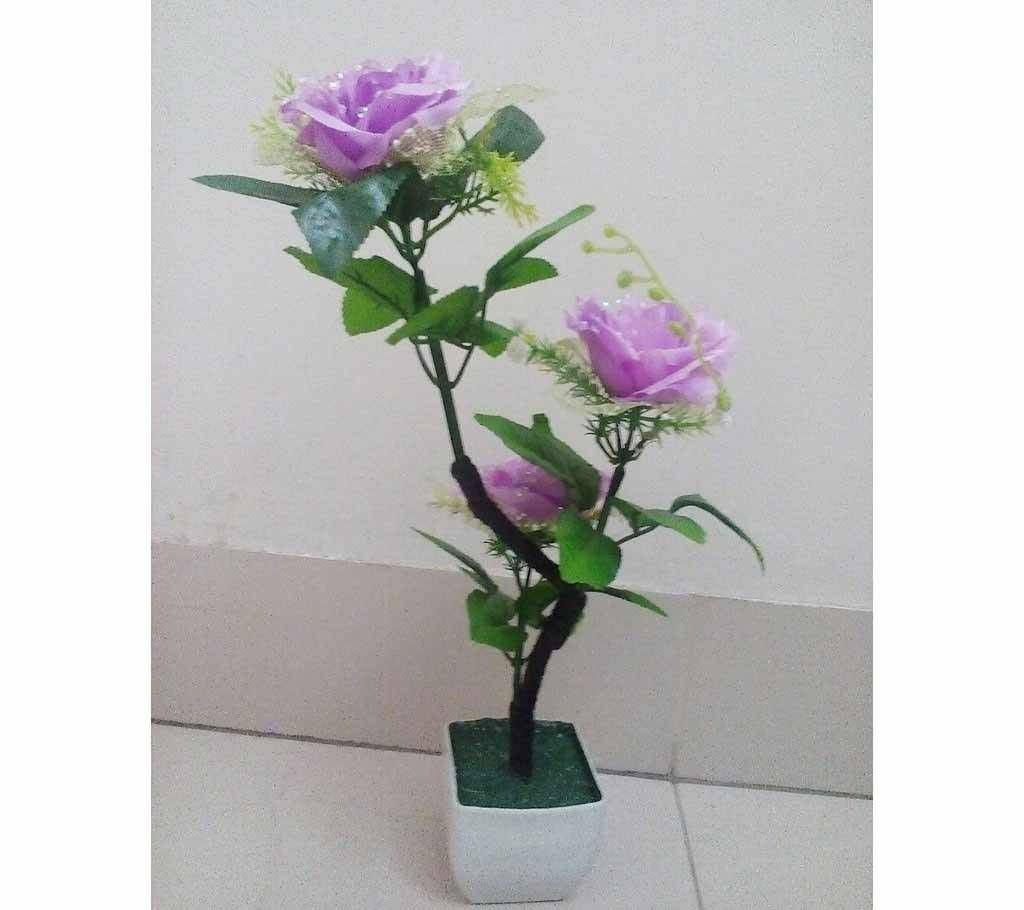 Plastic Flower Showpiece