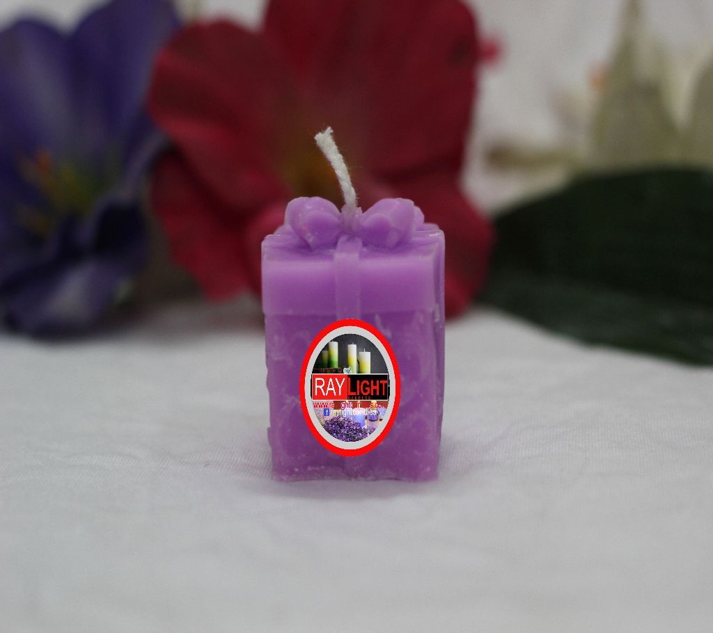 Gift Box Candle Set-Purple