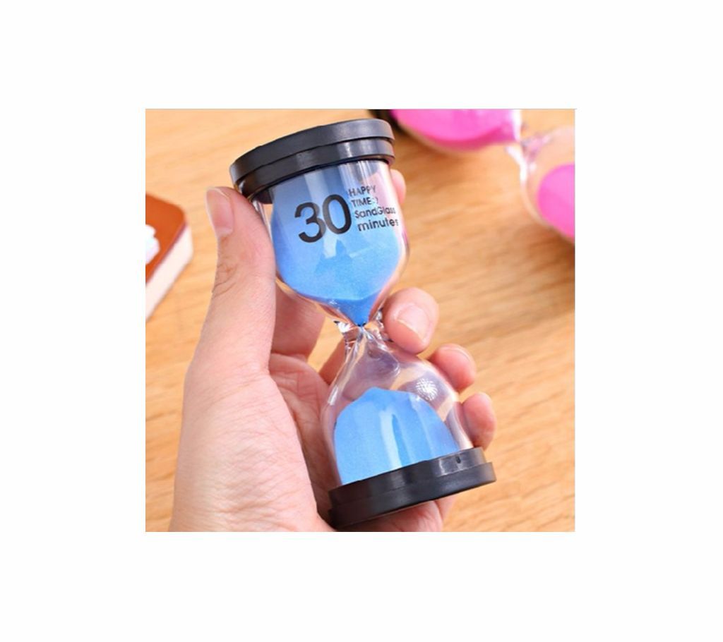 30 Minute Sand Timer  Watch Full Glass Hourglass Clock For Home Decoration