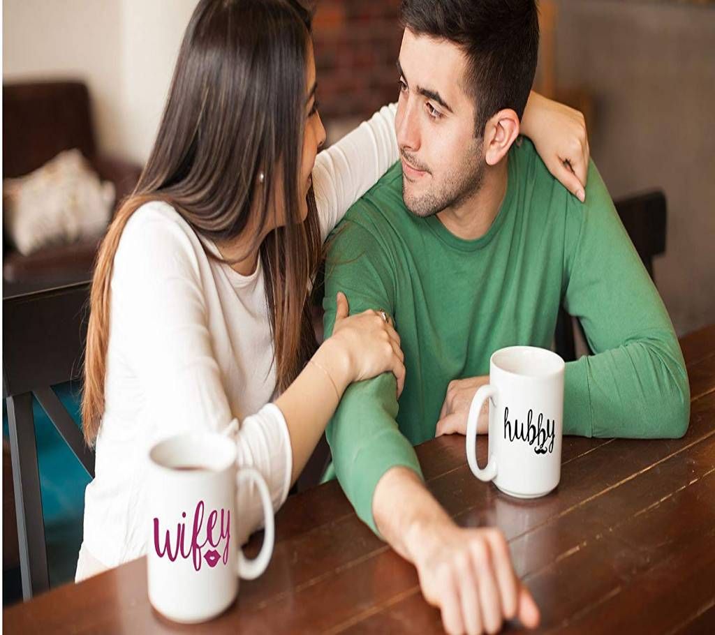 Wifey Hubby Couple Mug